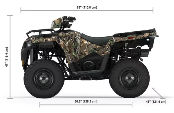 Квадроцикл Polaris (Полярис) Sportsman Touring 570 Hunt Edition - Polaris Pursuit Camo с ПСМ | Мототека