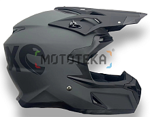 Шлем мото Sparx (Спаркс) Horizon (HL911) чёрный/серый 2XL