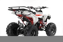 Квадроцикл детский Motax (Мотакс) ATV Raptor - LUX 125 белый/красный (машинокомплект)