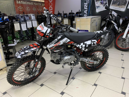 Питбайк Regulmoto (Регулмото) SEVEN MEDALIST 49cc (140) 19/16 чёрный/белый - купить с доставкой, по выгодной цене в интернет-магазине Мототека