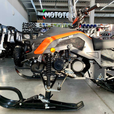 Снегоход MotoLand (Мотолэнд) SnowFox S 200 оранжевый (машинокомплект) - купить с доставкой, по выгодной цене в интернет-магазине Мототека