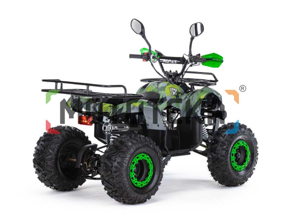 Квадроцикл детский Motax (Мотакс) ATV Grizlik - 8 125 зелёный камуфляж (машинокомплект) | Мототека
