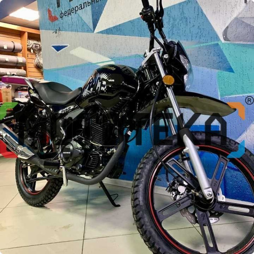Мотоцикл кроссовый / эндуро Regulmoto (Регулмото) SK 200 - 9 чёрный с ПТС фото 10