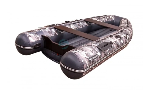 Лодка ПВХ SibRiver (Сибривер) Hatanga (Хатанга) PRO - 360 НДНД КМФ (СЕРЫЙ)