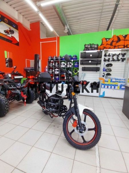 Мопед ROCKOT (Рокот) ALPHA TOURIST M - 12 49.9 (125) белый глянцевый | Мототека