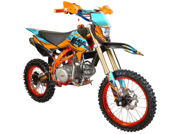 Питбайк KAYO (Кайо) EVOLUTION YX140EM 17/14 KRZ (механ. сцепл.. эл. стартер 2022 г.) | Мототека