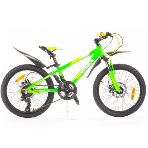 Велосипед 20" GTX (MotoLand) TROPHY ( рама 12") (000096 (зеленый) Велосипед 20" GTX (MotoLand) TROPHY ( рама 12") (000096 (зеленый)