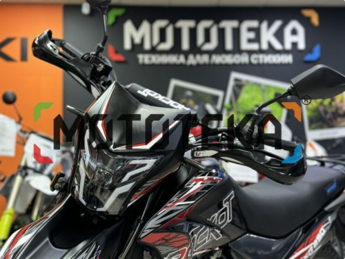 Мотоцикл кроссовый / эндуро ROCKOT (Рокот) XR250 чёрный/красный 21/18 с ЭПТС фото 4
