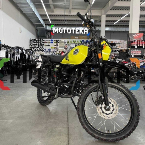 Мопед Мотомир COLT SCRAMBLER жёлтый фото 11