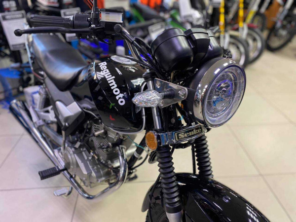 Мотоцикл дорожный Regulmoto (Регулмото) SK 200 - 6 чёрный с ПТС | Мототека