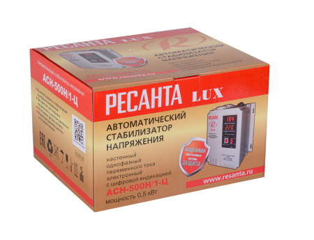Стабилизатор Ресанта АСН-500Н/1-Ц LUX - купить с доставкой, по выгодной цене в интернет-магазине Мототека