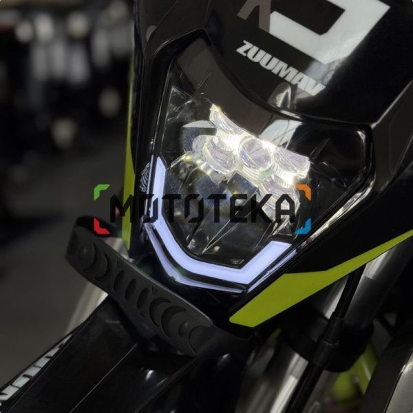 Мотоцикл кроссовый / эндуро Zuumav (Зуумав) K5 LITE зелёный | Мототека