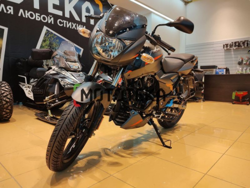 Мотоцикл дорожный BAJAJ (Баджадж) Pulsar 180 чёрный/оранжевый с ПТС фото 5