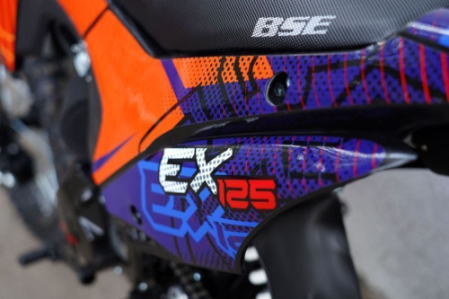 Питбайк BSE (БСЕ) EX125 17/14 Blue Orange Ant (020) фото 8