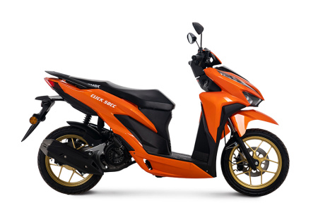 Скутер TMBK CLICK 50 (150) Orange - купить с доставкой, по выгодной цене в интернет-магазине Мототека