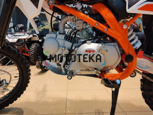 Питбайк KAYO (Кайо) BASIC K125EM 17/14 KRZ (механ. сцепл., эл. стартер 2024 г.) фото 11 Питбайк KAYO (Кайо) BASIC K125EM 17/14 KRZ (механ. сцепл., эл. стартер 2024 г.) фото 11