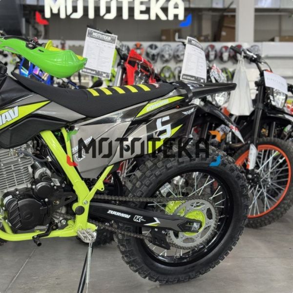 Мотоцикл кроссовый / эндуро Zuumav (Зуумав) K5 LITE зелёный | Мототека