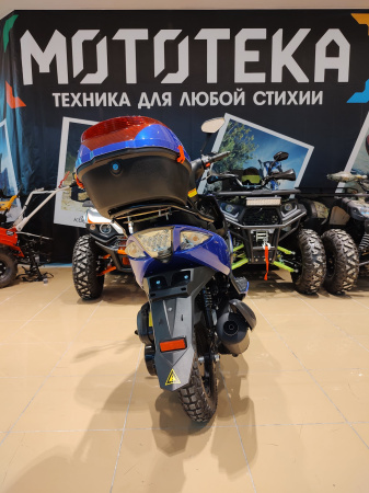 Скутер Мотомир SLASH синий - купить с доставкой, по выгодной цене в интернет-магазине Мототека