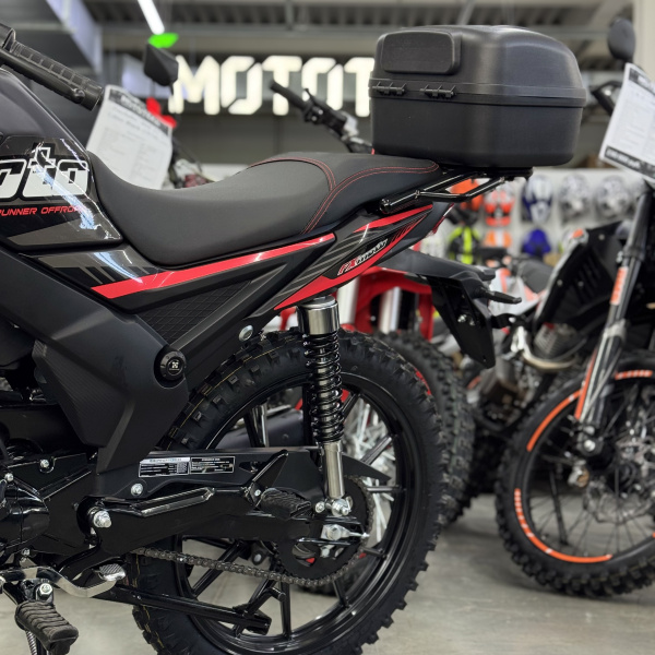 Мопед FXMOTO (ФХМото) RUNNER OFF ROAD 50 (125) чёрный матовый | Мототека