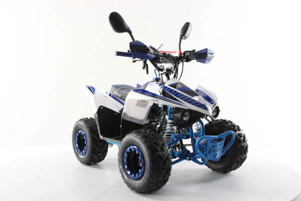 Квадроцикл детский Motax (Мотакс) ATV Mikro 110 белый/синий (машинокомплект) | Мототека