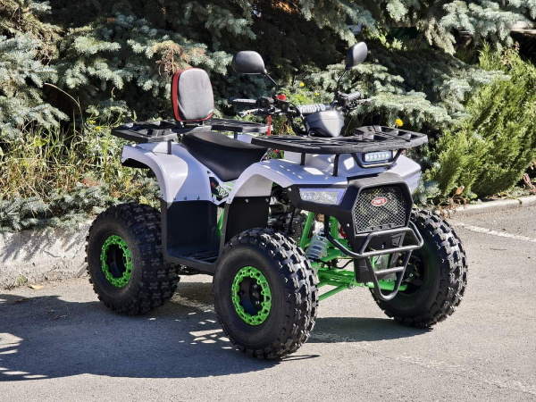 Квадроцикл детский R - MOTO (Р - Мото) Lion 125 AR белый (машинокомплект) | Мототека