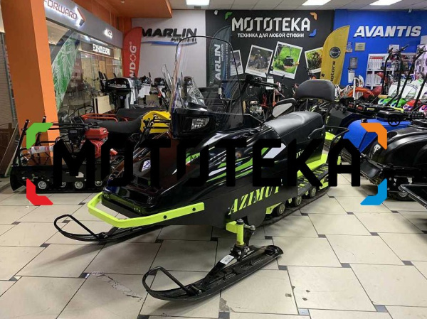 Мини - снегоход Бурлак Azimut (Азимут), Lifan 24 л.с., черный (машинокомплект) | Мототека