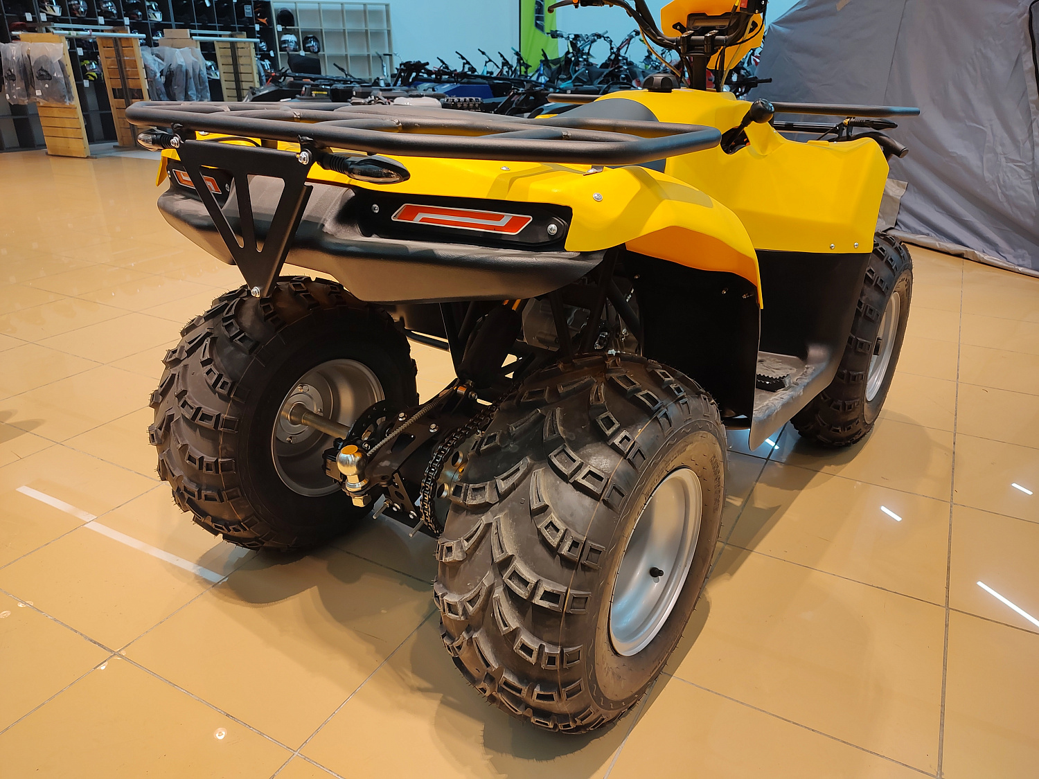 Квадроцикл IRBIS (Ирбис) ATV 200 LUX 2024 желтый с ПСМ