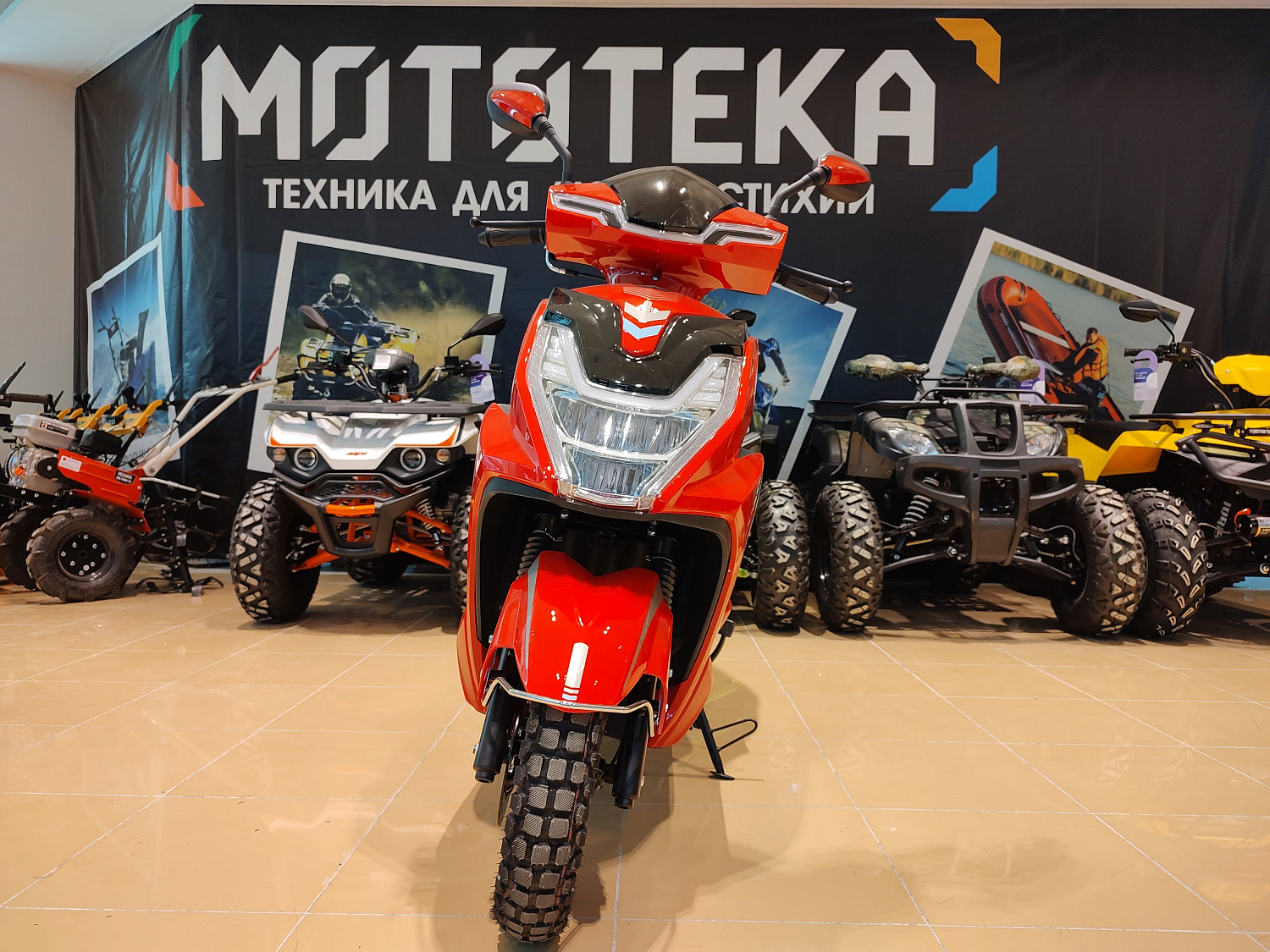 Скутер Мотомир SCIROCCO 49.9 (110) красный