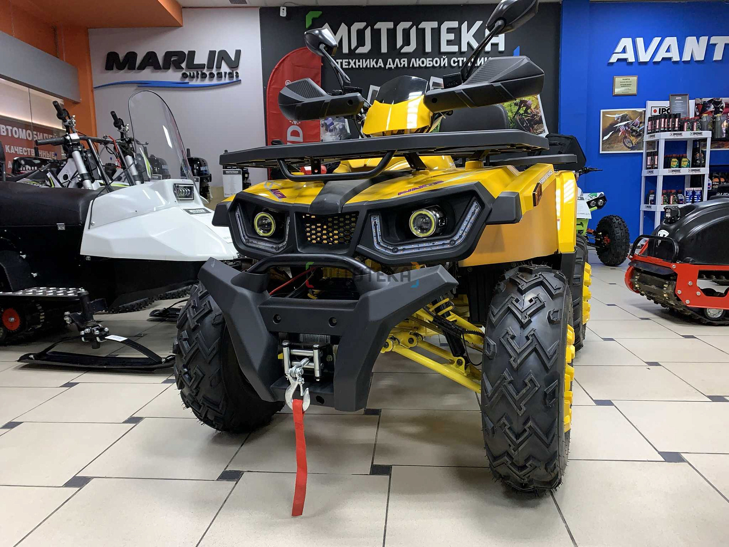 Квадроцикл Avantis (Авантис) Hunter 200 BIG Lux. баланс. вал (машинокомплект)