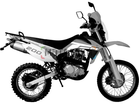 Мотоцикл кроссовый / эндуро Racer (Рейсер) RC200GY - C2 Enduro зелёный с ПТС