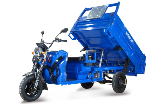 Грузовой электрический трицикл Rutrike (Рутрайк) D5 1700 гидравлика (60V1200W) фото 14