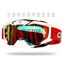 Мотоочки кроссовые GTX 5015 белые