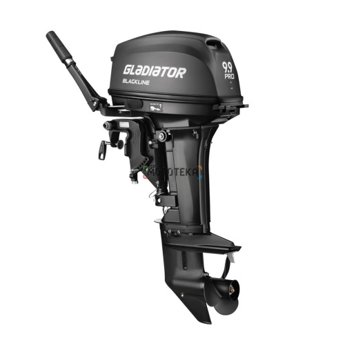 Лодочный мотор Gladiator (Гладиатор) G 9.9 PRO FHS BLACKLINE