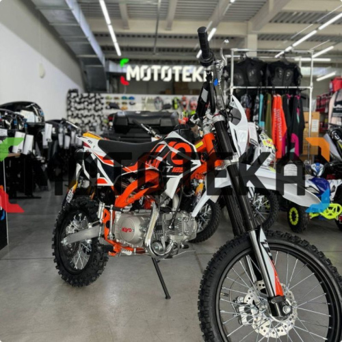 Питбайк KAYO (Кайо) BASIC K125EM 17/14 KRZ (механ. сцепл., эл. стартер 2024 г.) фото 7 Питбайк KAYO (Кайо) BASIC K125EM 17/14 KRZ (механ. сцепл., эл. стартер 2024 г.) фото 7