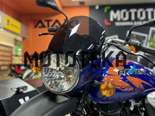 Мотоцикл дорожный BAJAJ (Баджадж) Boxer BM 150 X Disc 5 передач синий с ПТС фото 12
